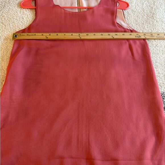 Vince top womens Size XS silk Blouse Layered Chiffon sleeveless sheer light - Picture 6 of 9